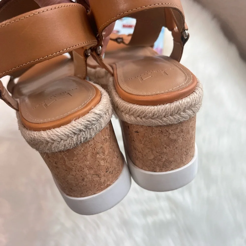 Marc Fisher Women's Tan Platform Sandals Size 7 1/2